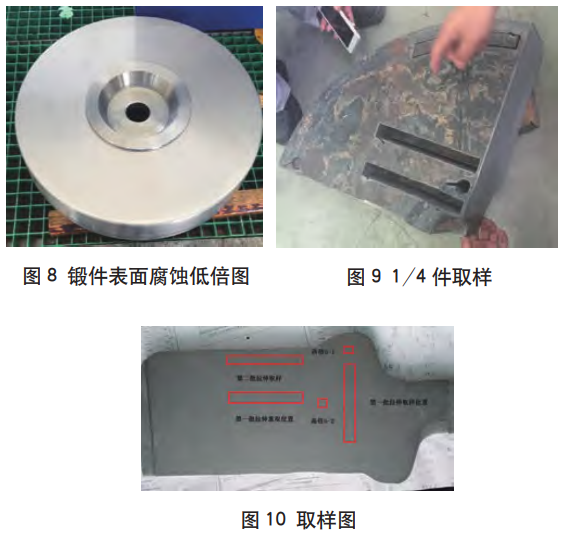 航空发念头整体叶盘用TC4钛合金锻压工艺可靠性验证：从原质推测制品的全流程把控，，，，，，经低倍侵蚀检测、室温/高温拉伸测试及氢含量检测，，，，，，确认锻件无铸造缺陷、力学性能远超标准下限，，，，，，为大型钛合金盘件工业化生产提供